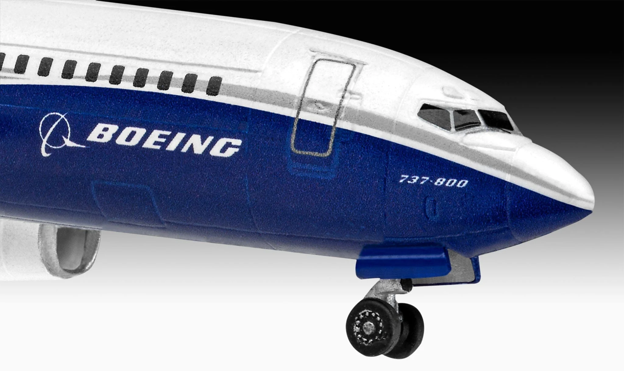Revell 03809 1/288 Boeing 737-800 Plastic Model Kit - Image 4