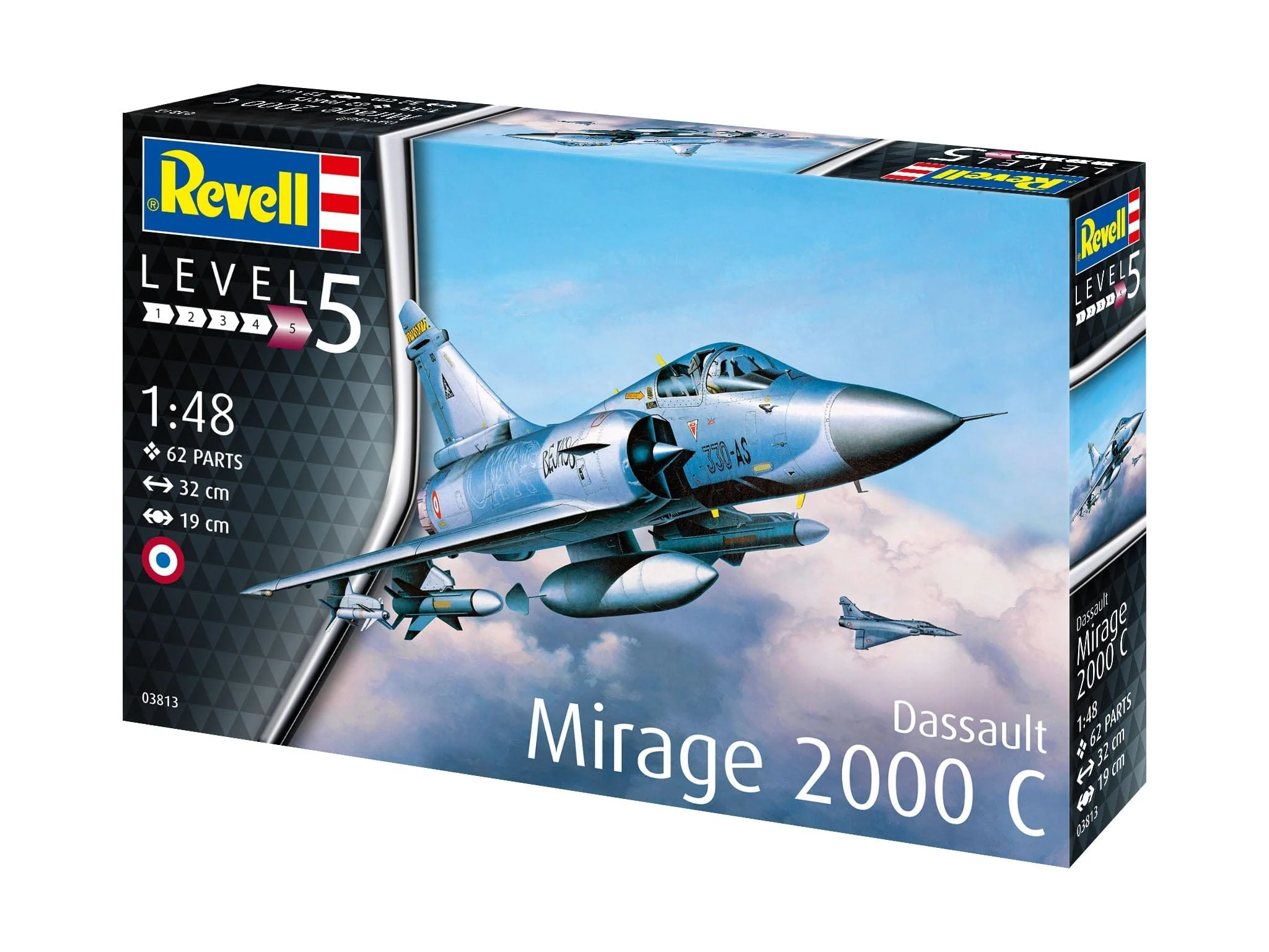 Revell 03813 1/48 Dassault Mirage 2000C Plastic Model Kit