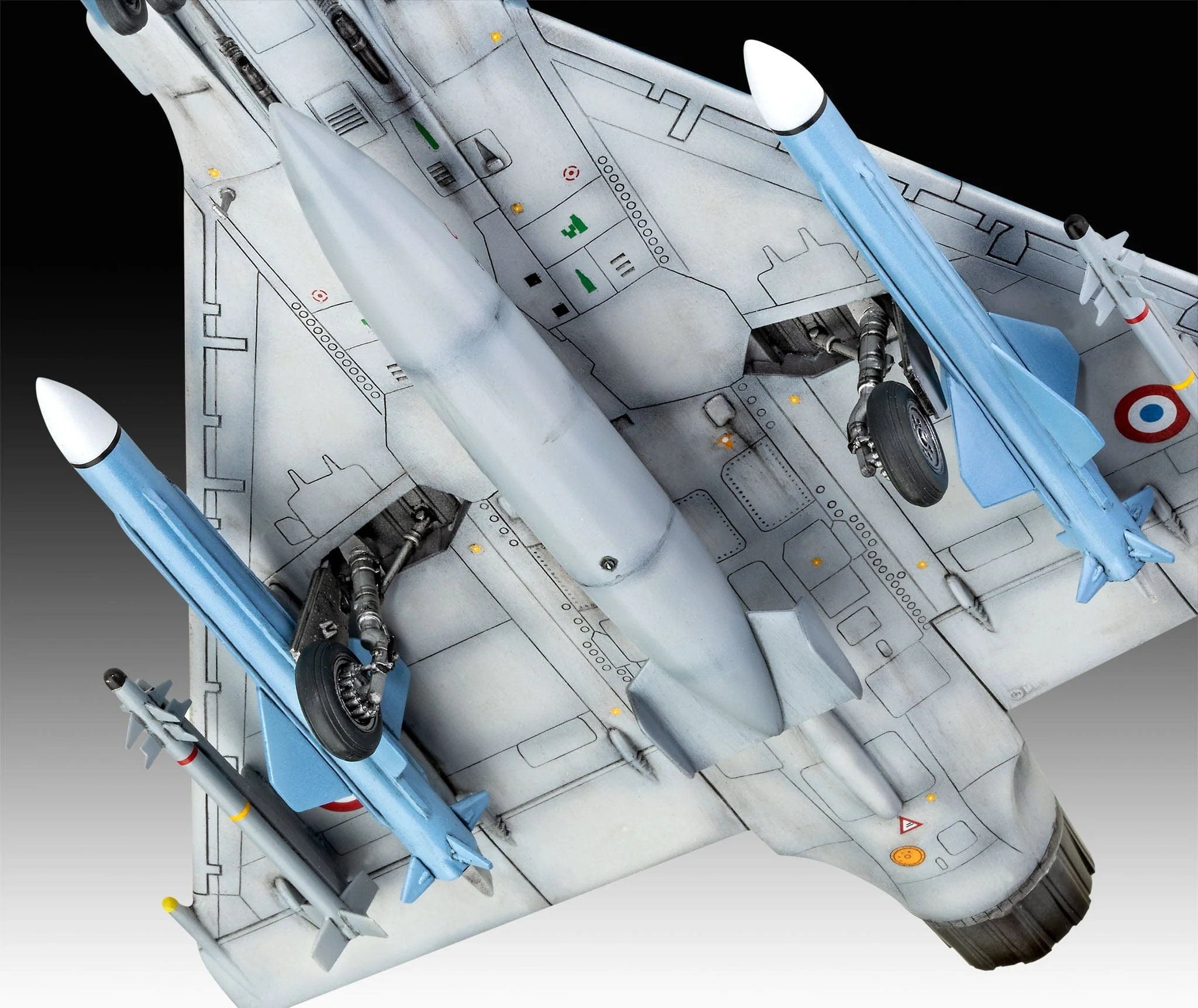 Revell 03813 1/48 Dassault Mirage 2000C Plastic Model Kit - Image 5