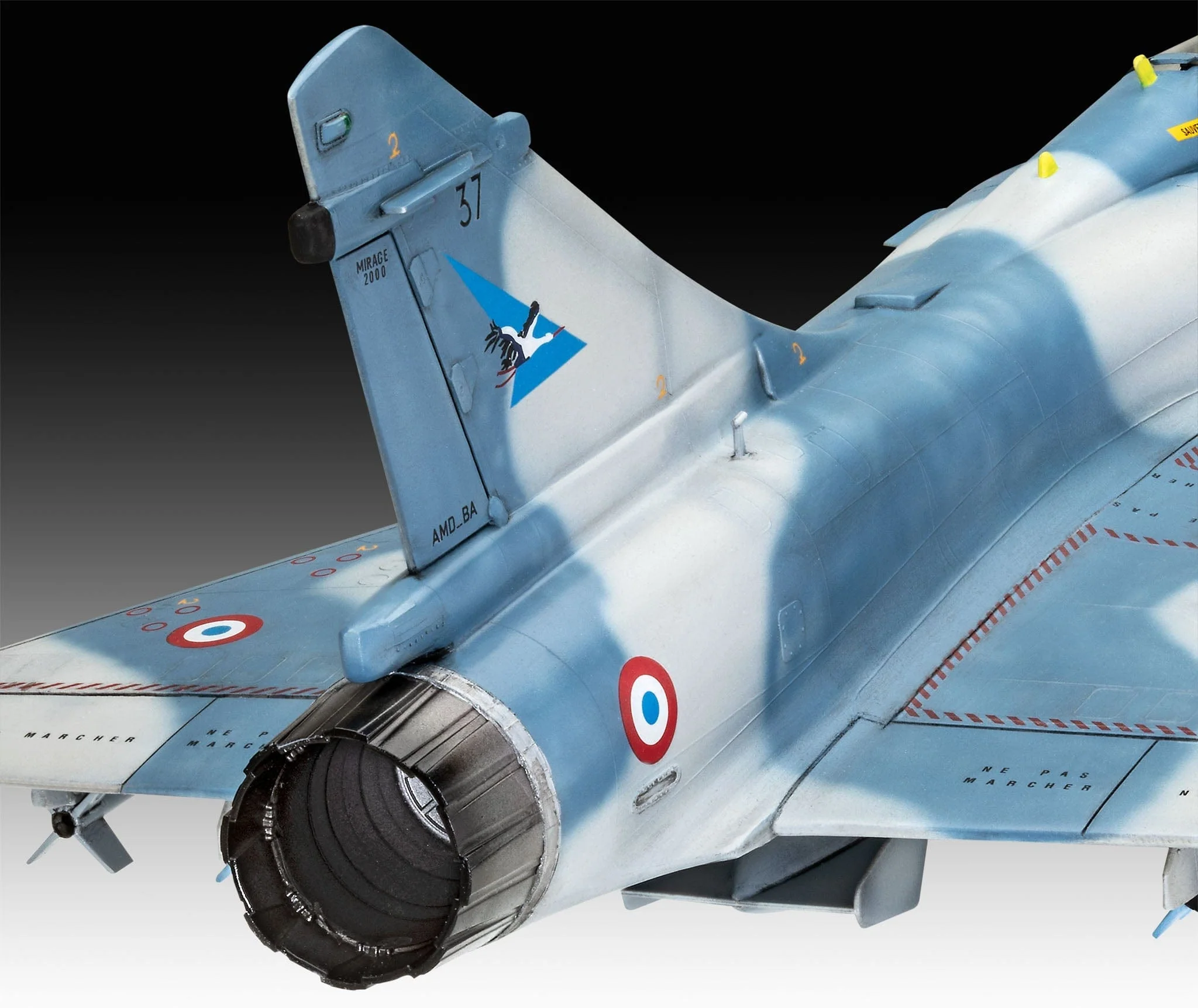 Revell 03813 1/48 Dassault Mirage 2000C Plastic Model Kit - Image 6