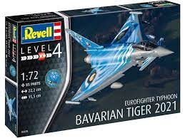 Revell 1/72 Eurofighter Typhoon The Bavarian Tiger 2021 Plastic Model Kit [03818]