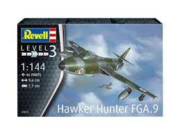 Revell 1/144 Hawker Hunter FGA.9 Plastic Model Kit [03833]