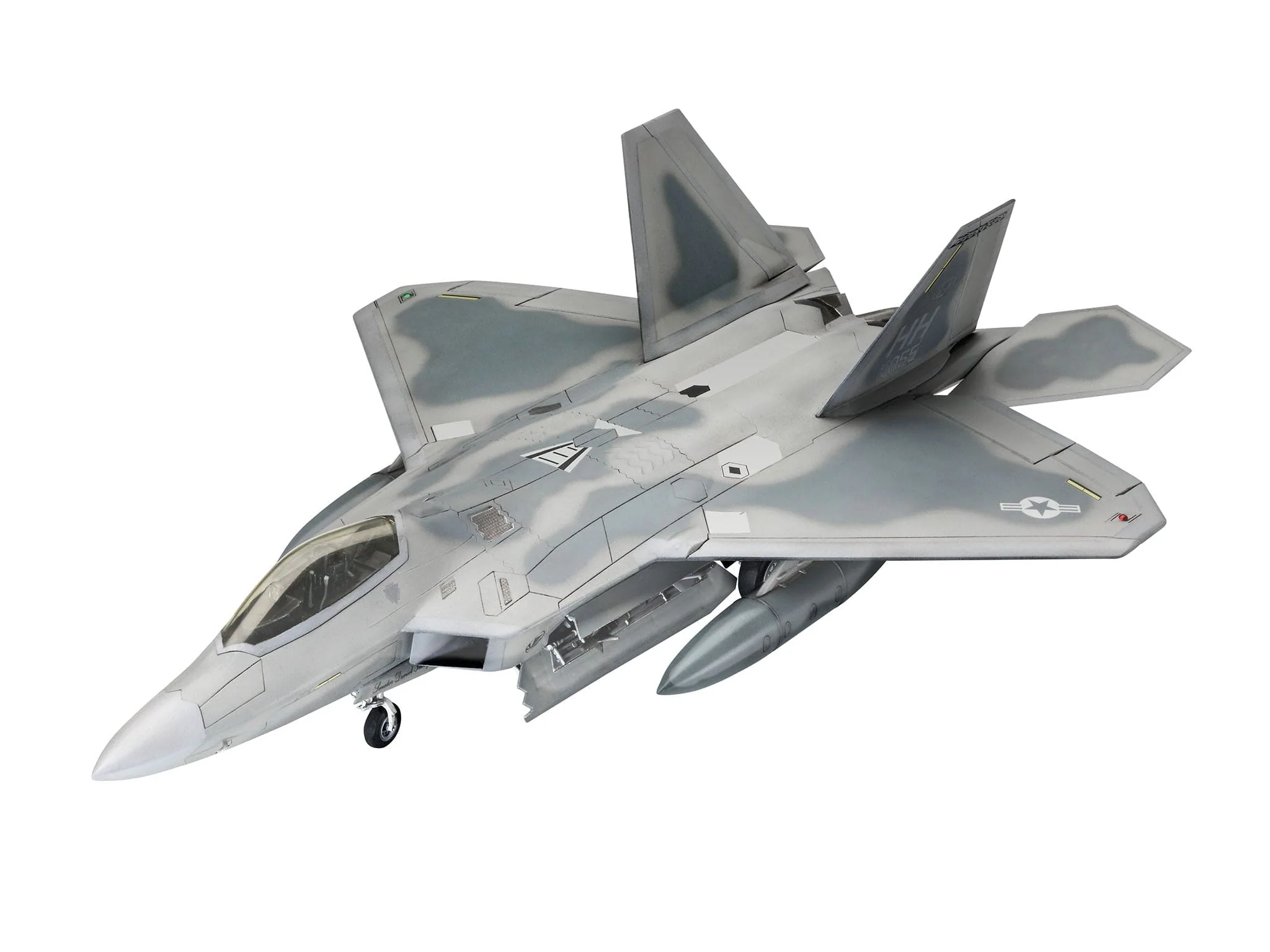 Revell 1/72 Lockheed Martin F-22A Raptor Plastic Model Kit [03858] - Image 2