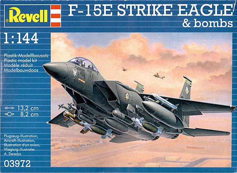 Revell 03972 1/144 F-15E Strike Eagle And Bombs Plastic Model Kit