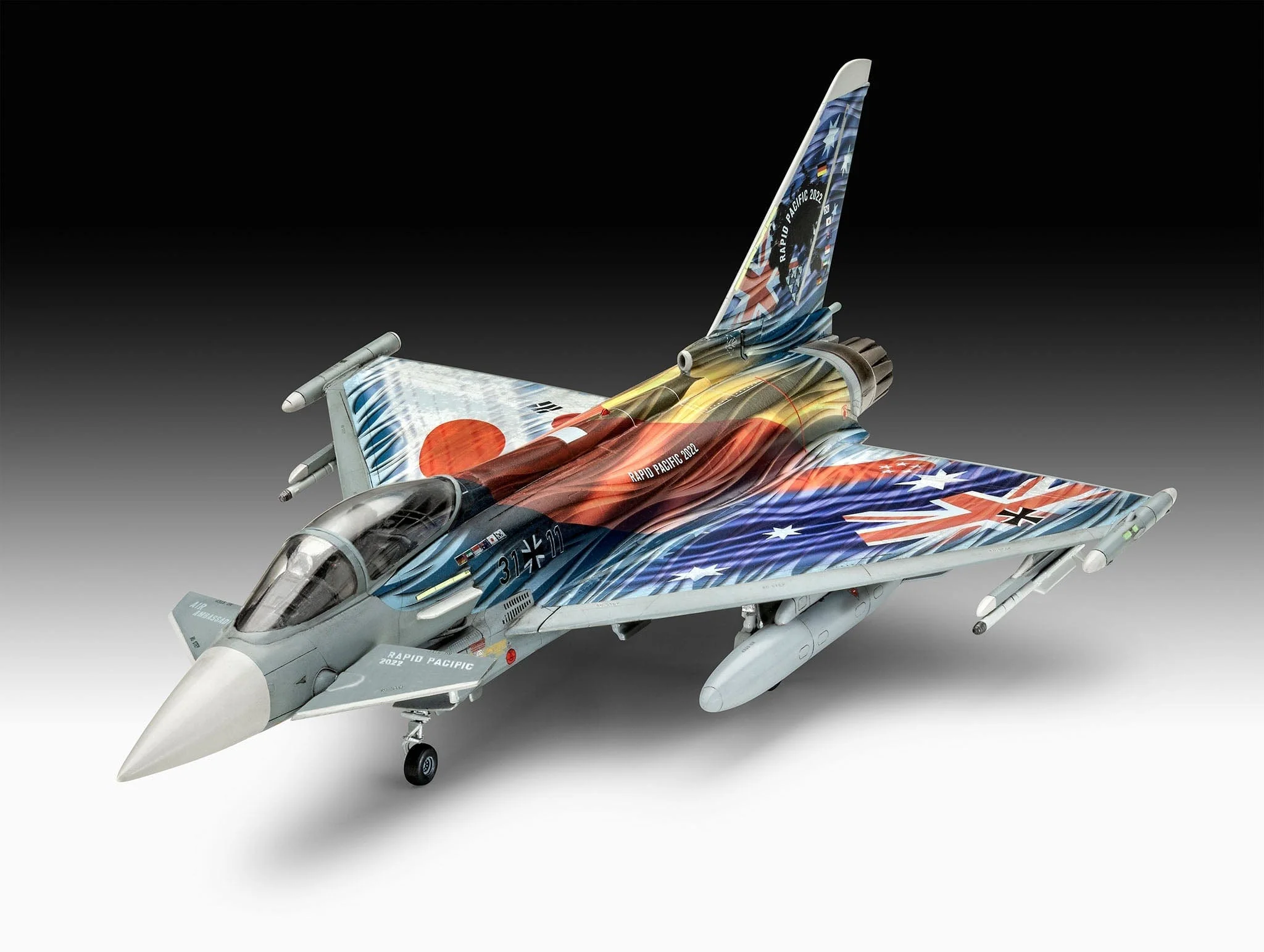 Revell 05649 1/72 Eurofighter – Pacific Exclusive Edition Plastic Model Kit - Image 2