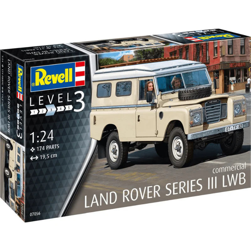 Revell 07056 1/24 Land Rover Series III LWB Commercial Plastic Model Kit