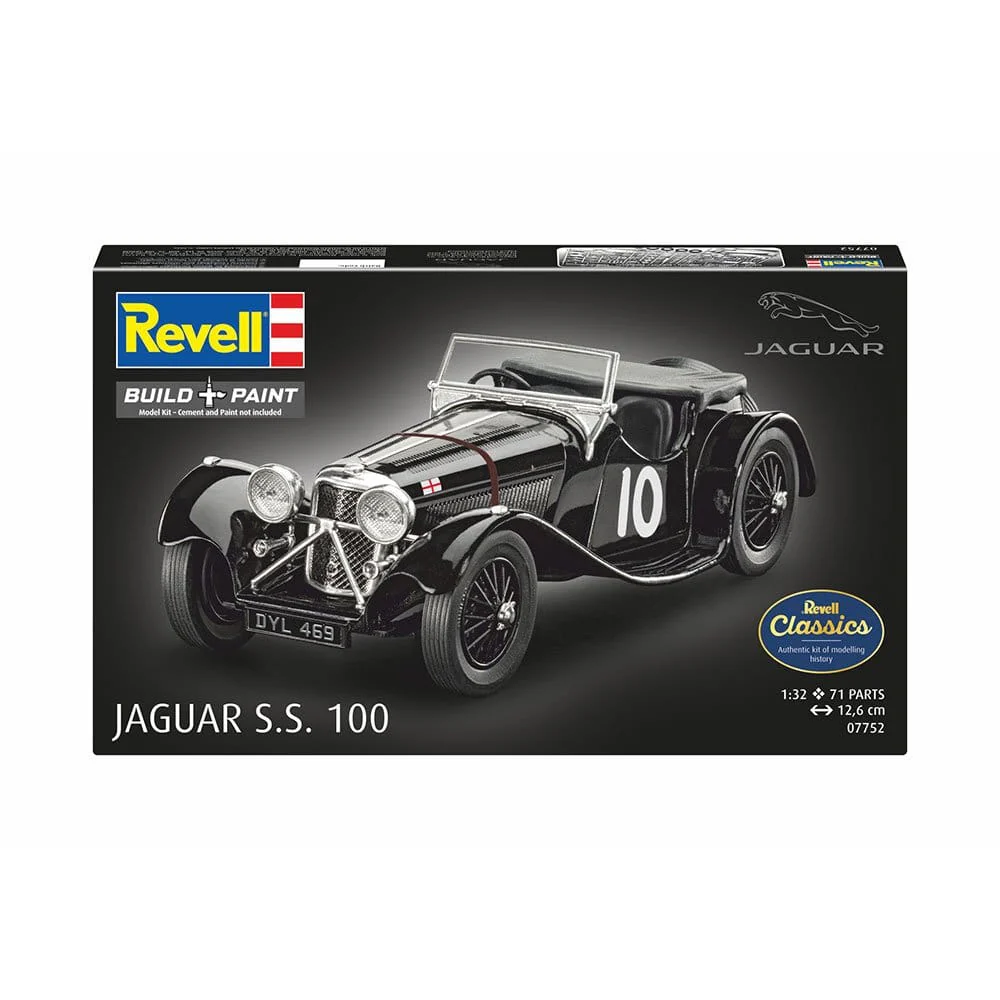 Revell 1/32 Jaguar Ss 100 Plastic Model Kit