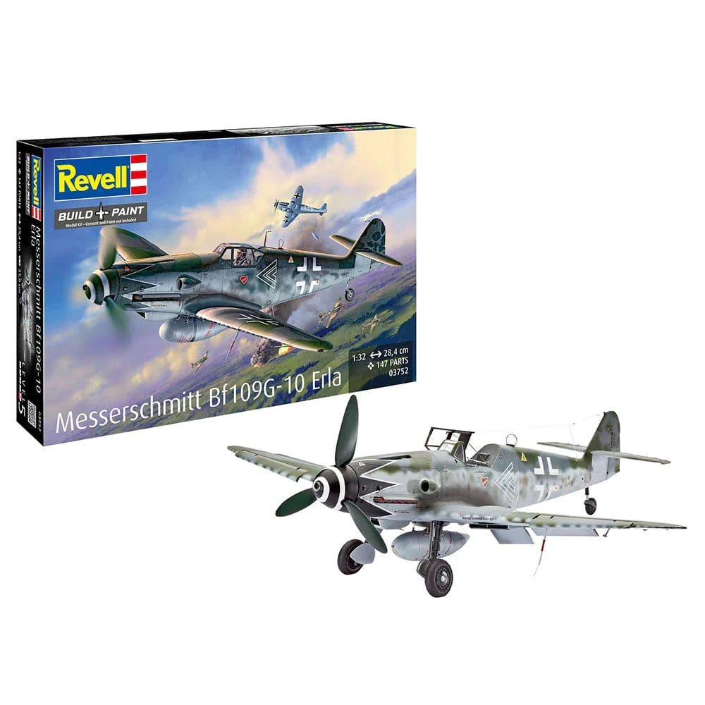 Revell 1/32 Messerschmitt BF109G-10 Erla Plastic Model Kit - Image 4