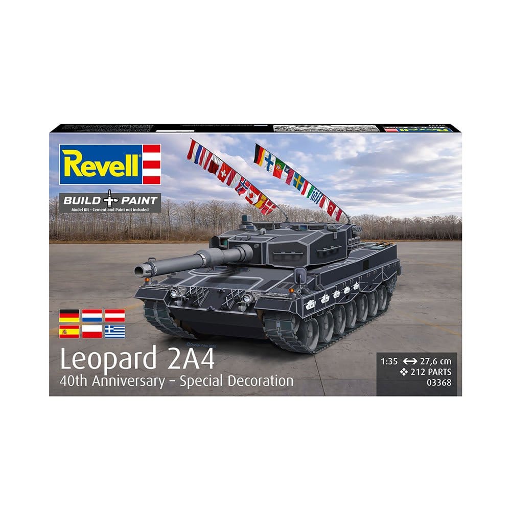 Revell 1/35 Leopard 2A4 - Special Decoration 40Th Anniversary Plastic Model Kit