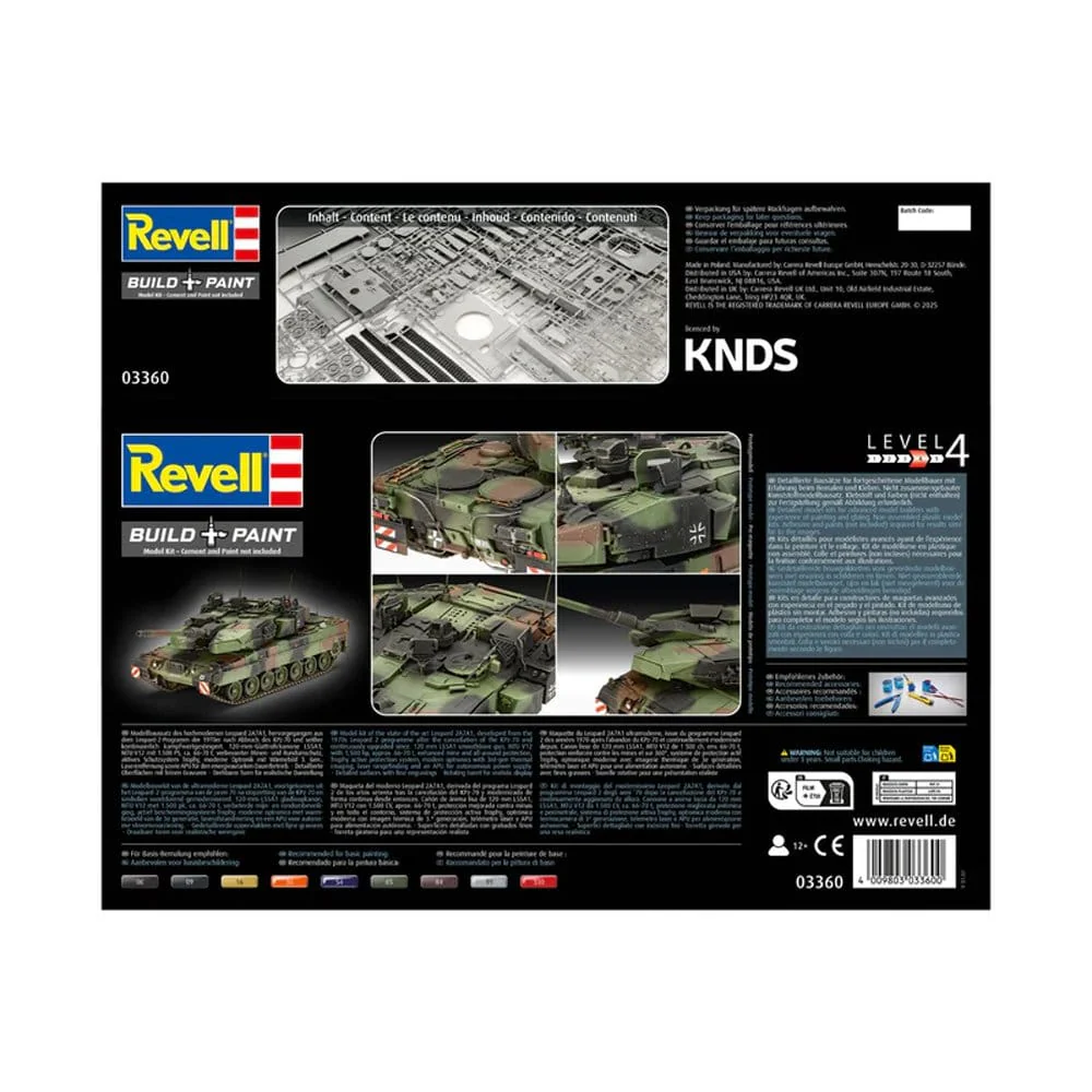Revell 1/35 Leopard 2A7A1 Plastic Model Kit - Image 4
