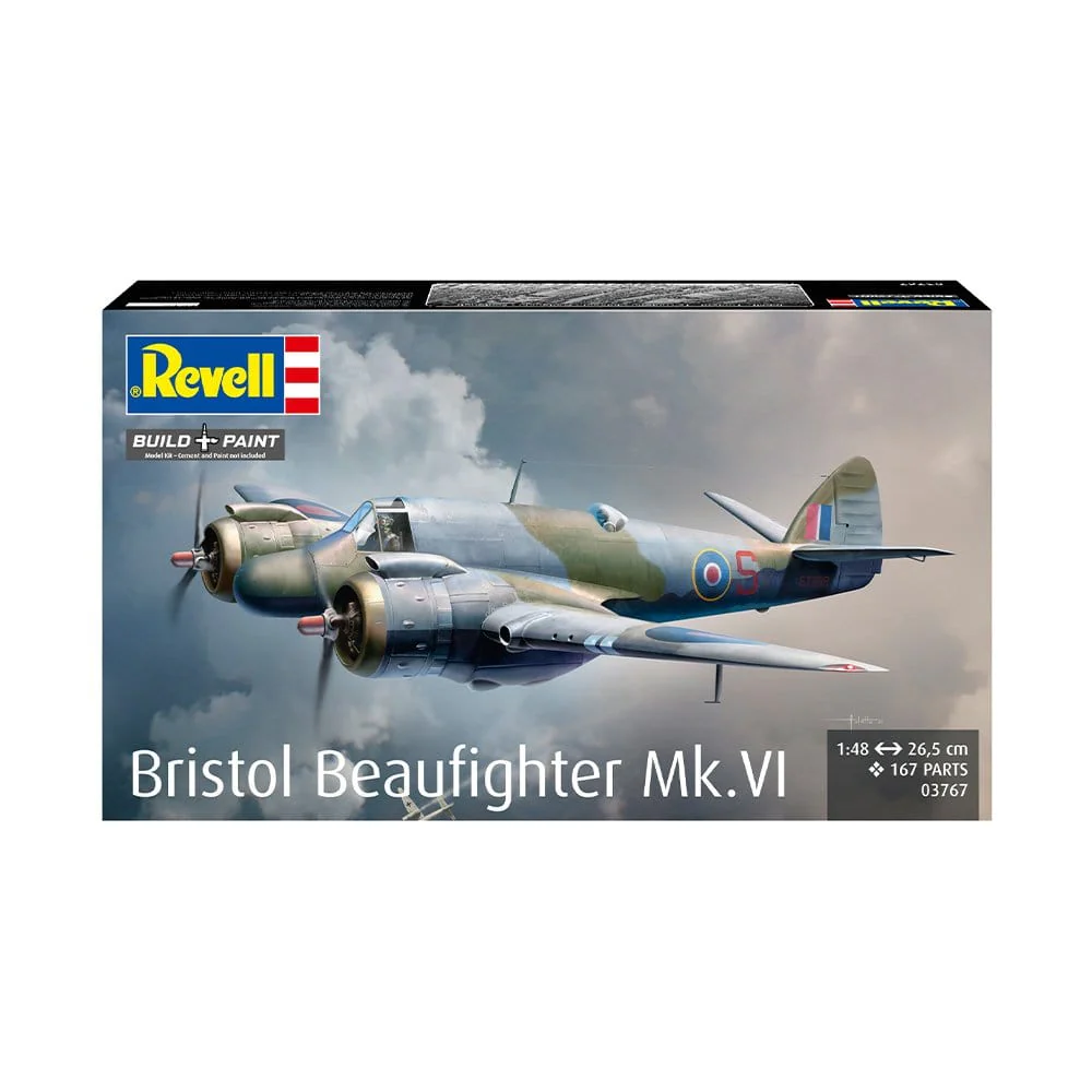 Revell 1/48 Bristol Beaufighter Mk. VI - Australian Decals Plastic Model Kit [03767]