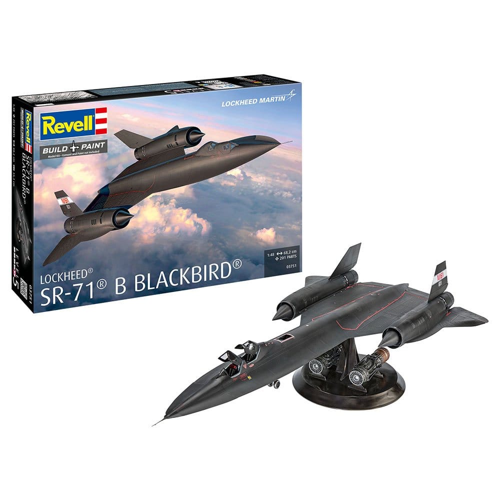 Revell 1/48 Lockheed SR-71B Blackbird Plastic Model Kit - Image 3