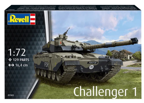 Revell 1/72 Challenger 1 Plastic Model Kit [03365]