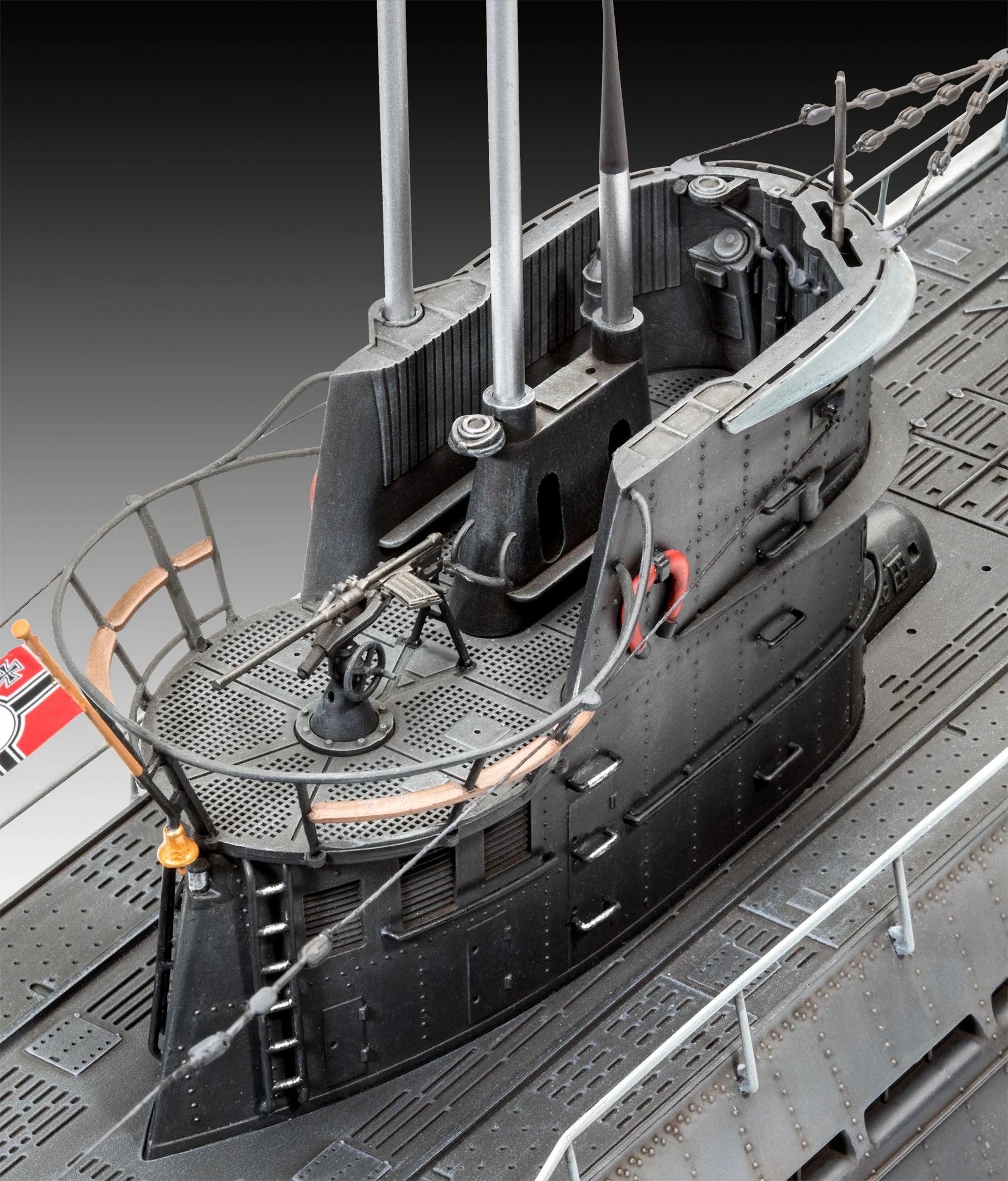Revell 1/72 German Submarine Type Ix C U67/U154 - Image 5