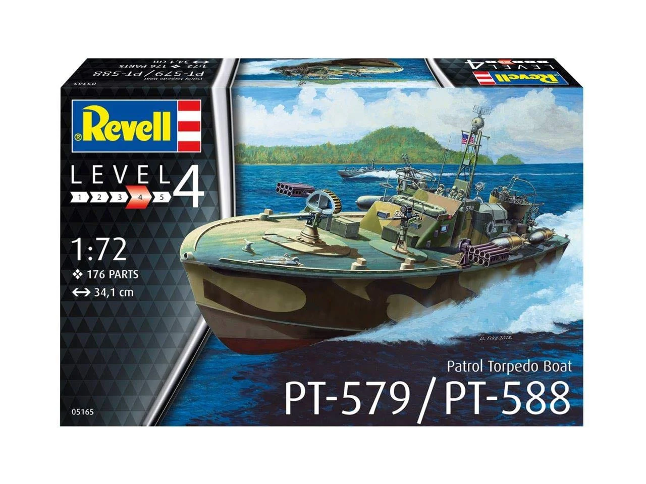 Revell 1/72 Patrol Torpedo Boat Pt-588/Pt-579