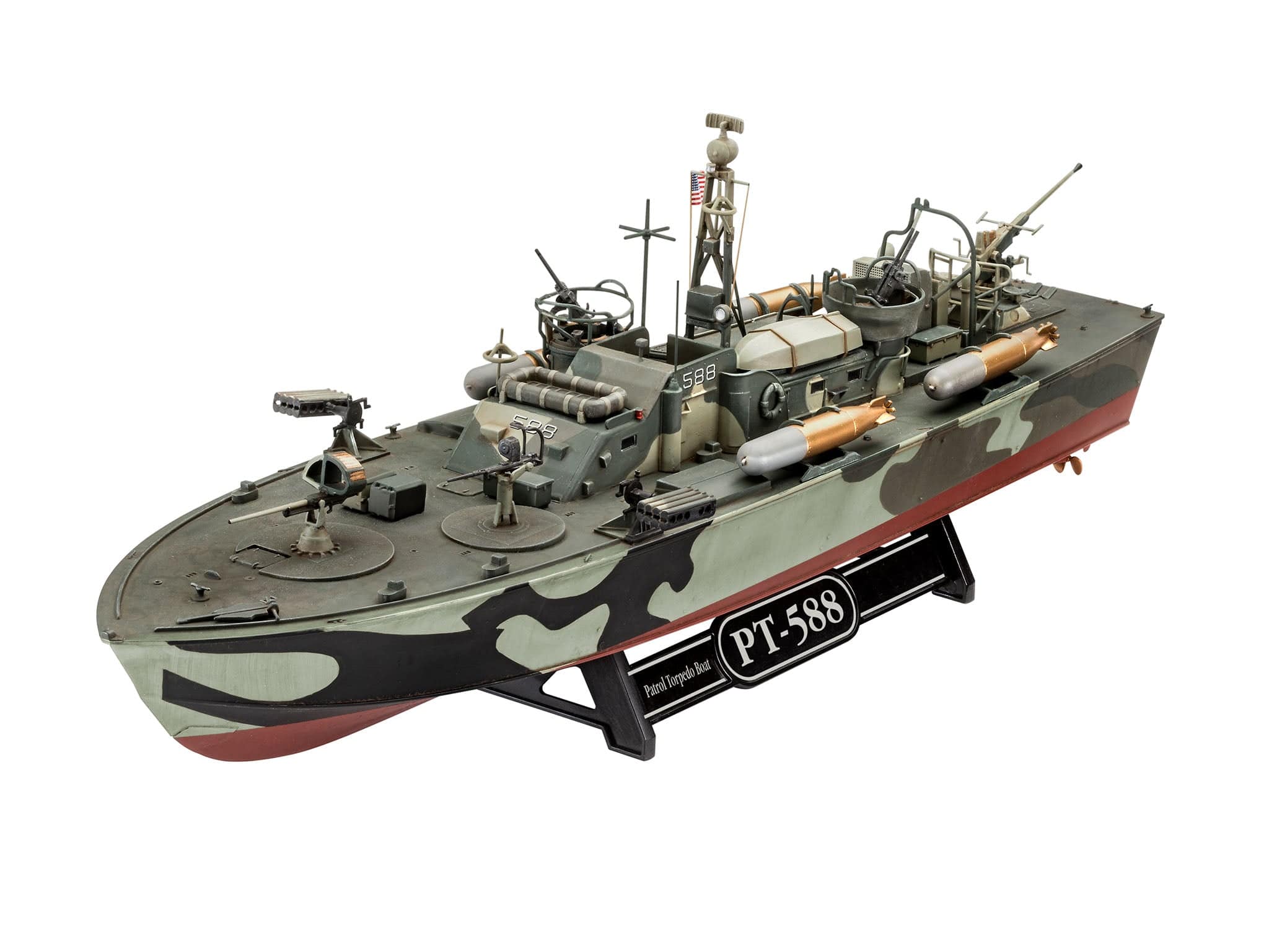 Revell 1/72 Patrol Torpedo Boat Pt-588/Pt-579 - Image 2