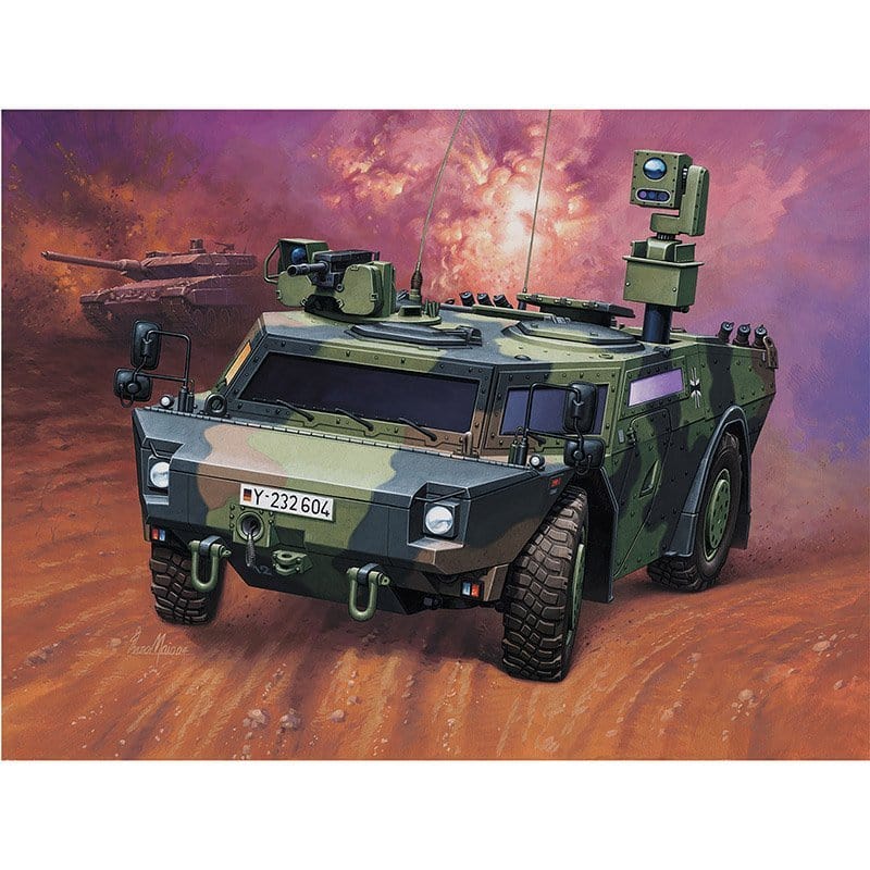 Revell 1/72 Spahwagen Fennek Armoured Vehicle Scaled Plastic Model Kit [03356]