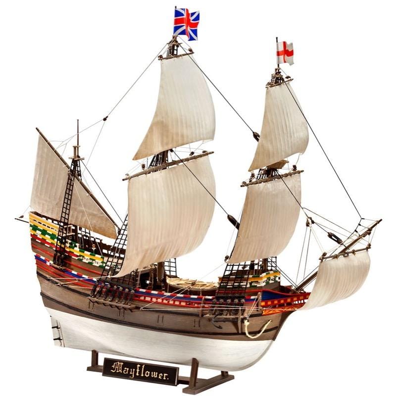 Revell 1/83 Mayflower 400th Anniversary Gift Set Pastic Model Kit [05684] - Image 2