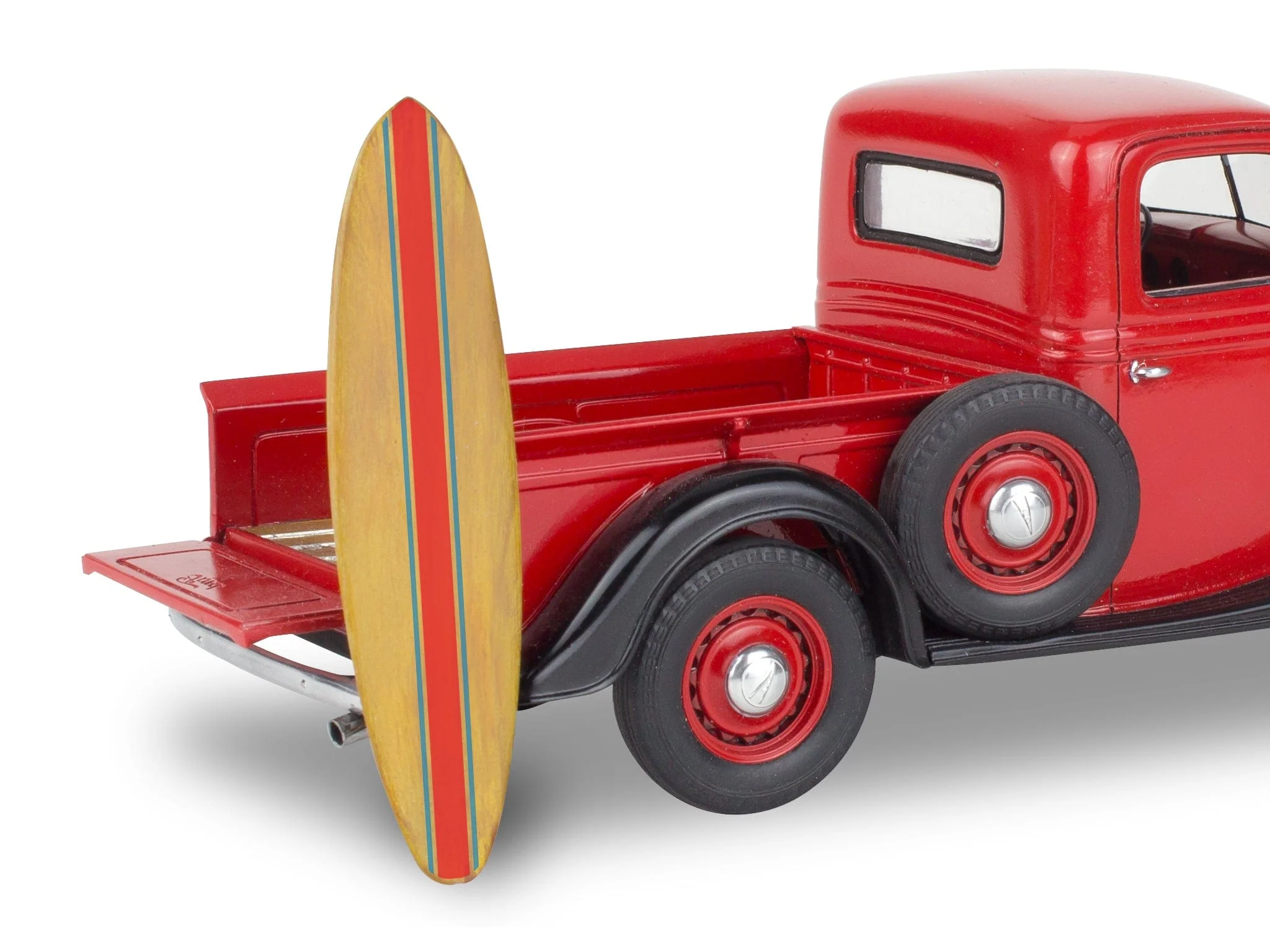 Revell 14516 1/25 1937 Ford Pickup Street Rod With Surf Board - Image 3