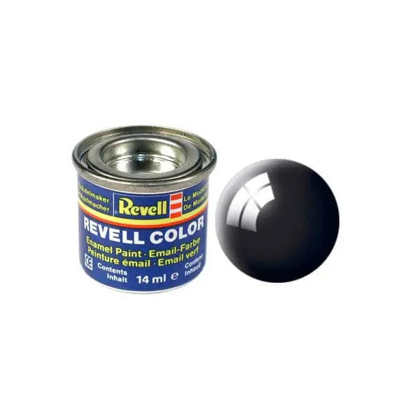 Revell Black Gloss Enamel Model Paint 14ml [32107]