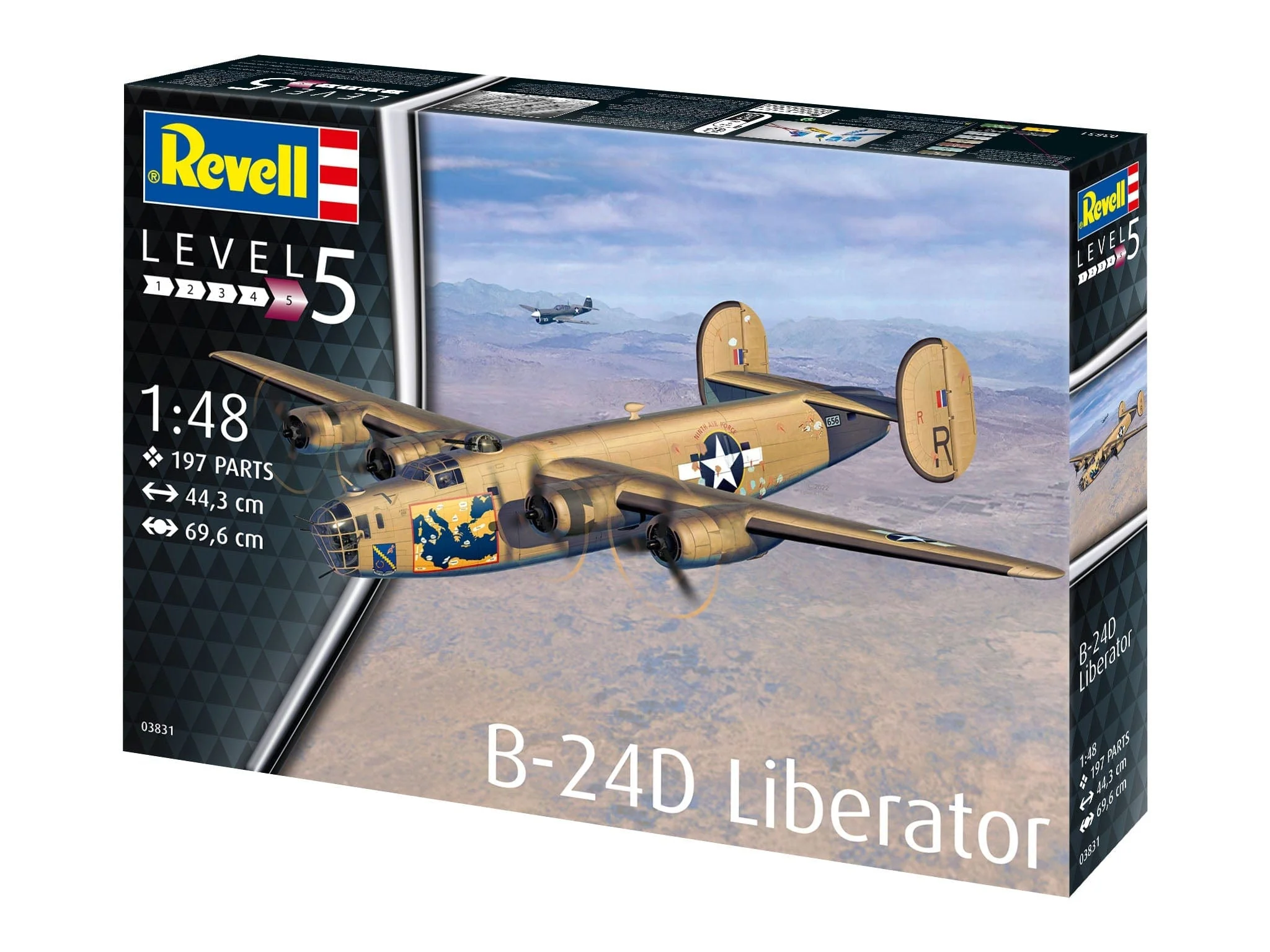 Revell 3831 1/48  B-24D Liberator Plastic Model Kit