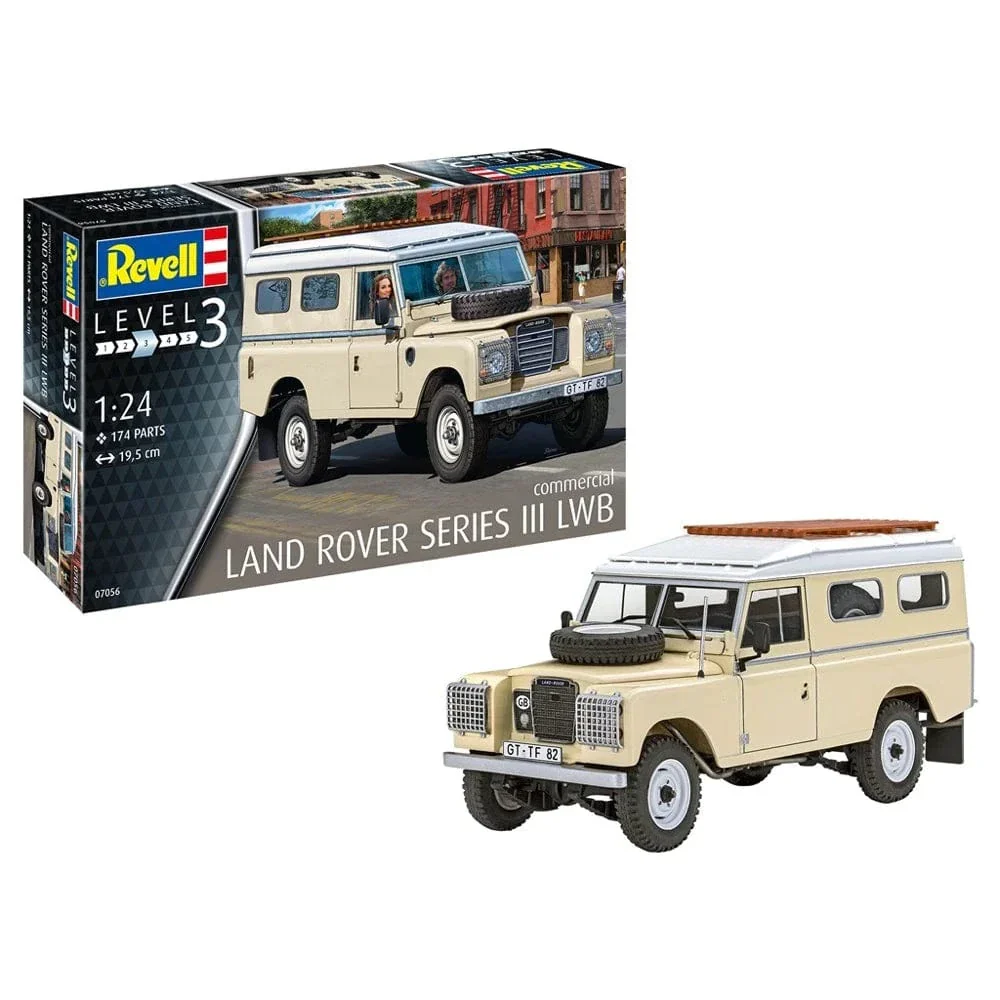 Revell 67056 1/24 Land Rover Series III LWB Commercial Plastic Model Kit