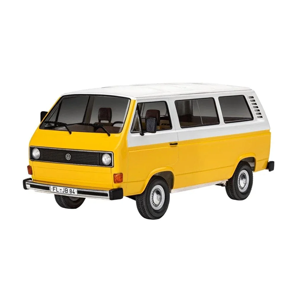Revell 67706 1/24 Volkswagen VW T3 Bus Plastic Model Starter Set - Image 2