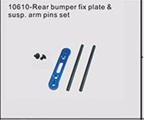 River Hobby RH-10610 Rear Bumper Fix Plate & Sus Arm Pins (FTX6986)**