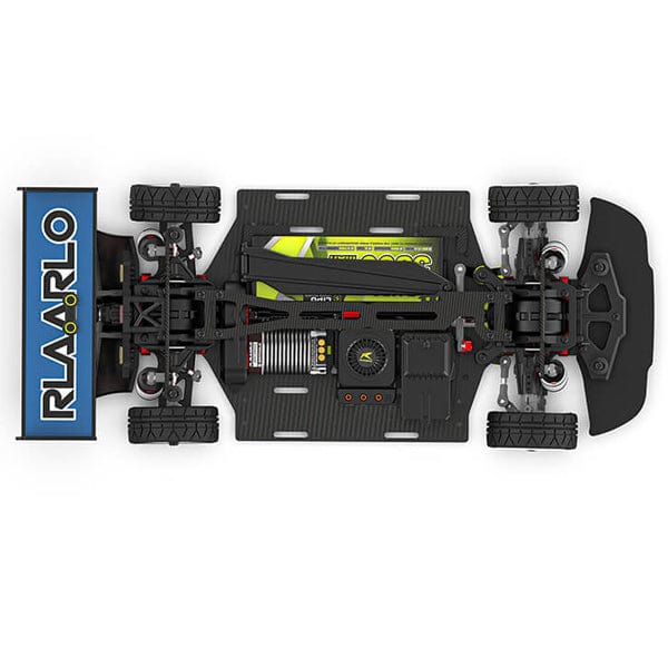 Rlaarlo 1/10 AK-787 Brushless Supercar Carbon Edition Blue - Image 3
