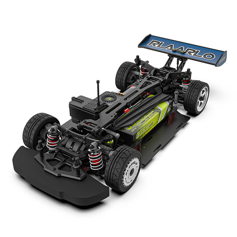 Rlaarlo 1/10 AK-787 Brushless Supercar Carbon Edition Orange - Image 5