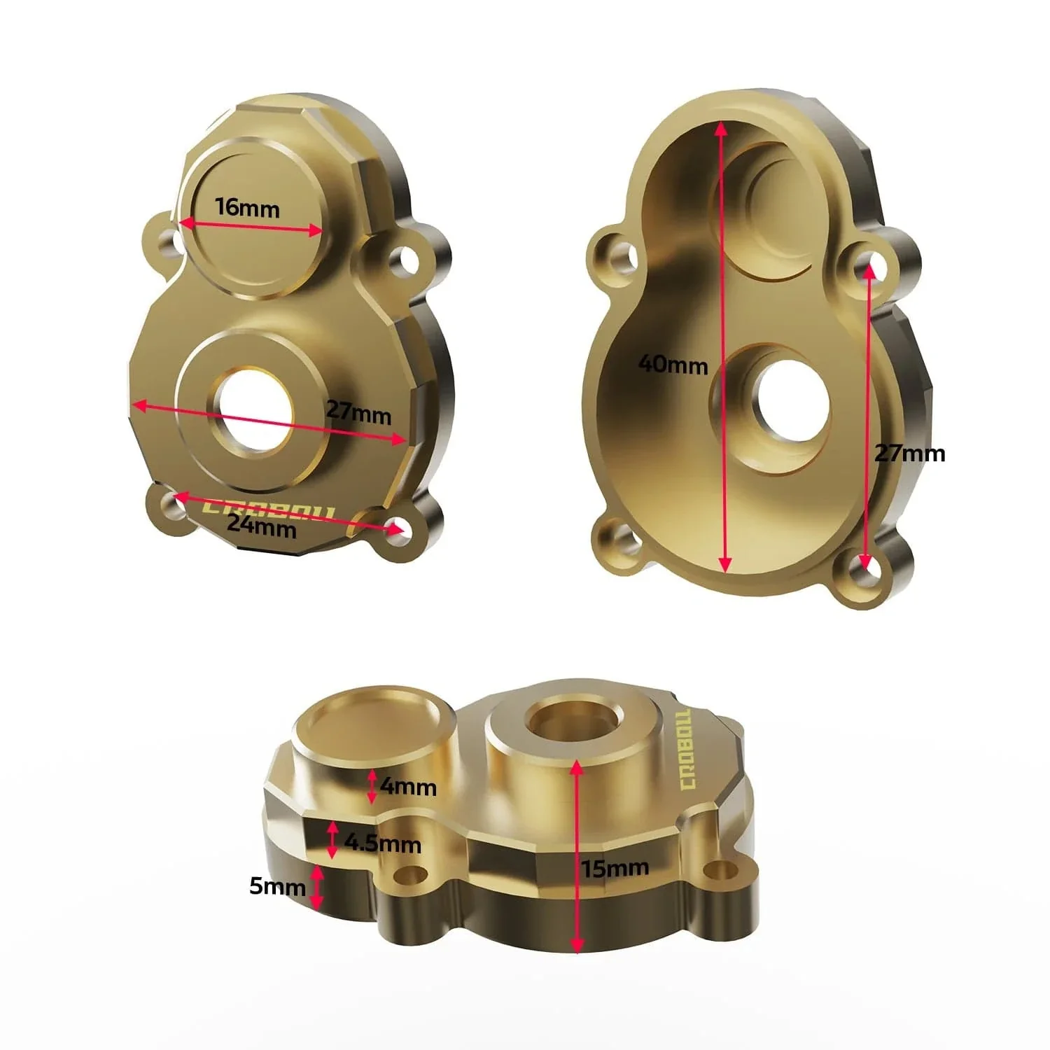 Rlaarlo Brass Rear Portal Housing Inner For MK-07 [MK07-303] - Image 2