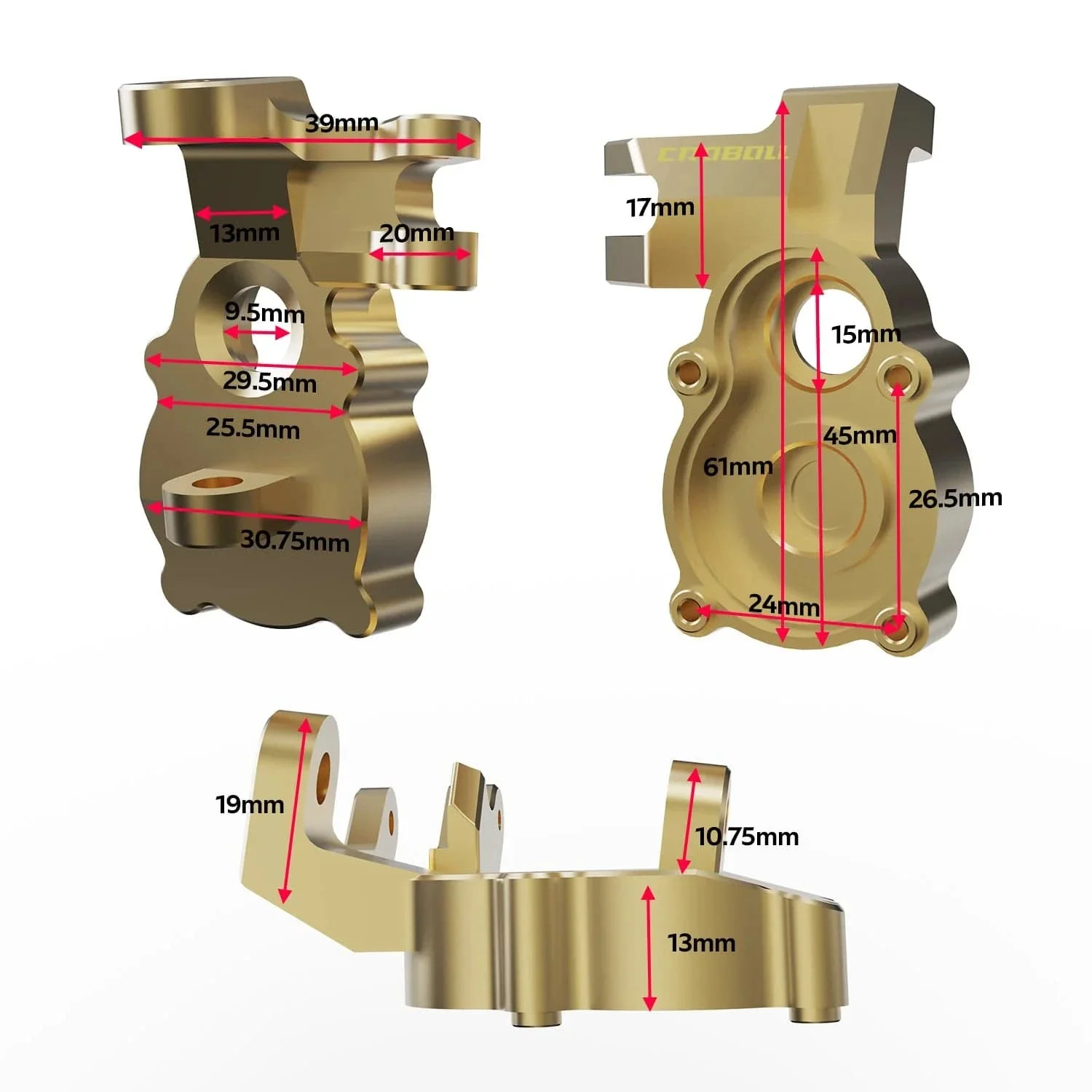 Rlaarlo Front Metal Axle Cover For MK-07 [MK07-304] - Image 2