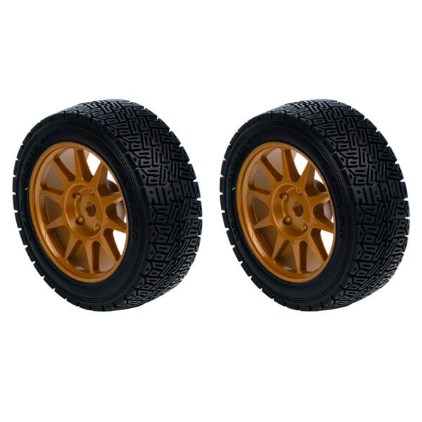 Rlaarlo Gold Wheel Set For XTS-S10 (2pcs) [S10-048]