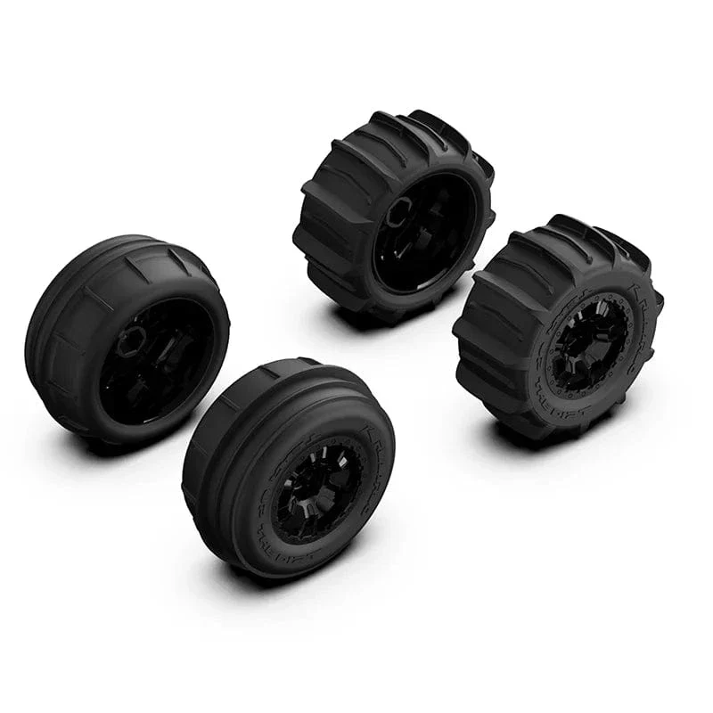 Rlaarlo Mounted Sand Paddles Set 12mm Hex Omni Terminator (4) [R11152] - Image 2