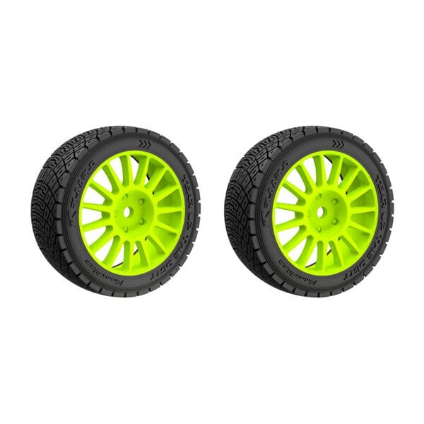 Rlaarlo Rally Wheel Set Green (2pcs) [XTS-032]
