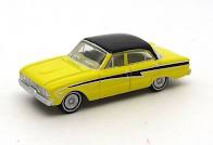 Road Ragers 1/87 1960 XK Falcon Sedan - Acacia Yellow with Black Roof