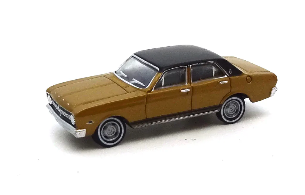 Road Ragers 1/87 1968 XT Falcon GT Gold With Black Vinyl Roof