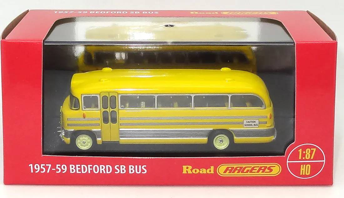 Road Ragers 1/87 Aussie 1958 Bedford School Bus - Image 2