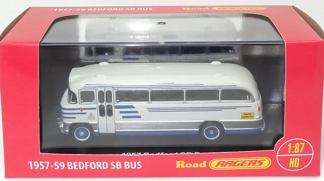 Road Ragers 1/87 Aussie 1959 Bedford Trinity Grammar Bus