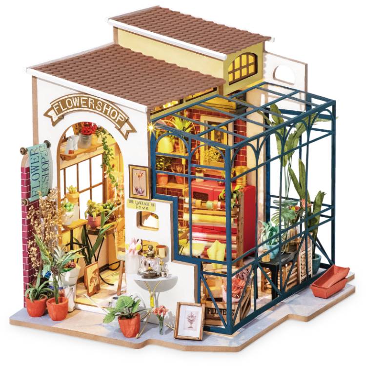 Robotime DIY Emily's Flower Shop Kit