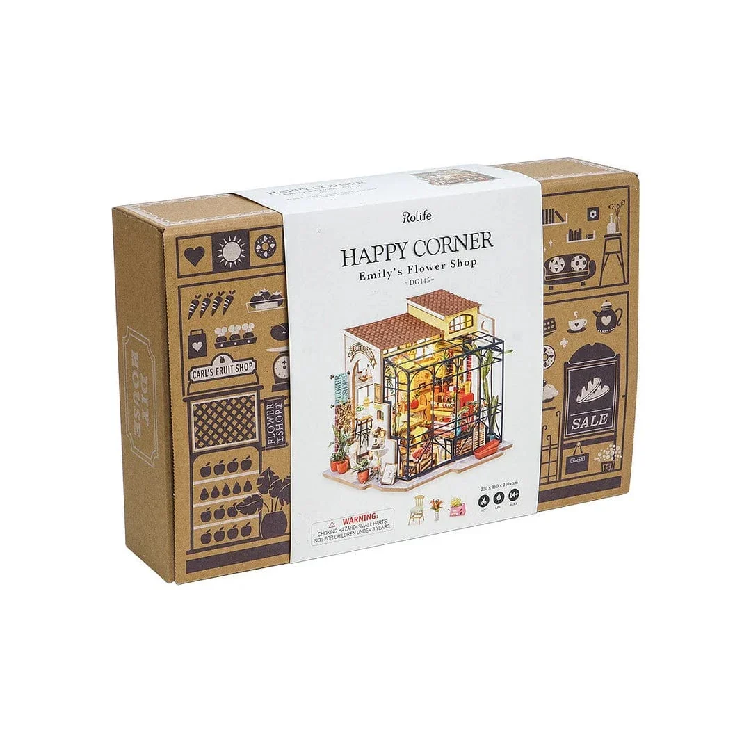 Robotime DIY Emily's Flower Shop Kit - Image 5