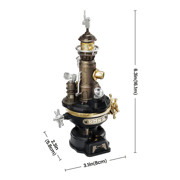 Robotime Industrial City Navi Lighthouse [CGM01] - Image 2