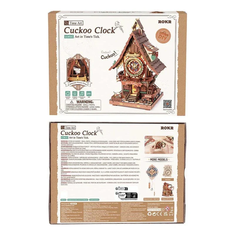 Robotime Mechanical Models Cuckoo Clock Kit - Image 7