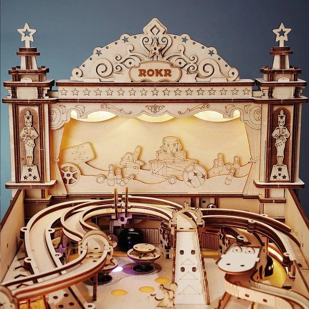 Robotime ROKR 3D Pinball Machine Wood Kit - Image 5