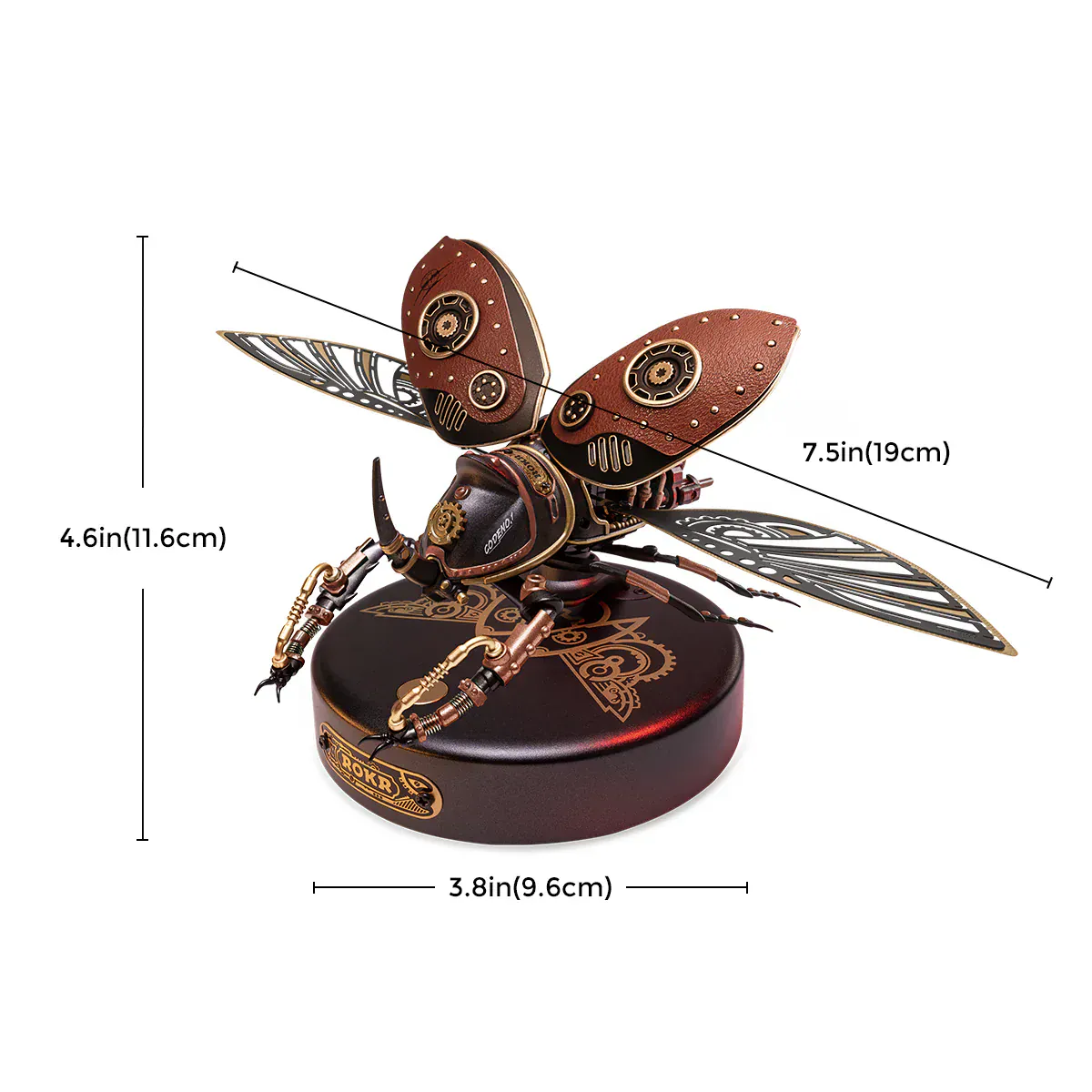 Robotime ROKR Models Rhinoceros Beetle [MI01] - Image 3
