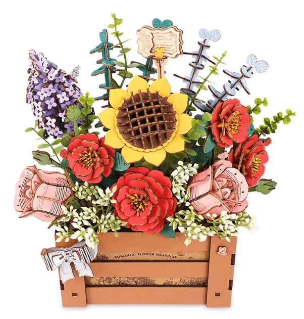 Robotime Wood Bloom Box Wooden Model Kit [TW02H]