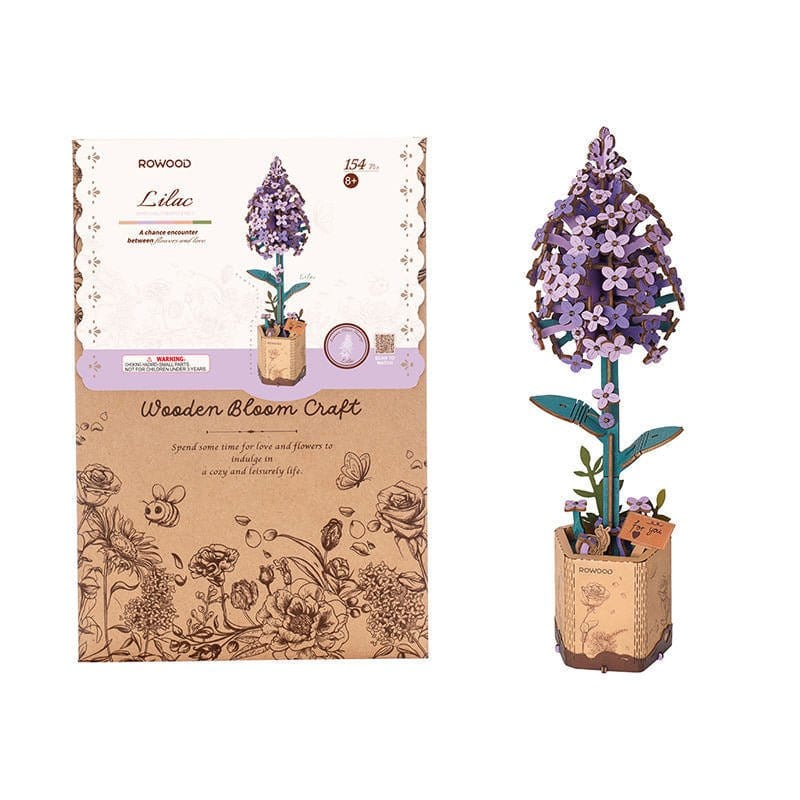 Robotime Wood Bloom Lilac Flower