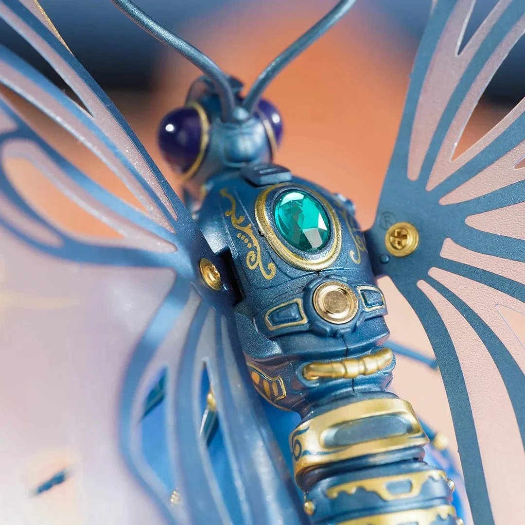 ROKR Butterfly DIY Mechanical 3D Kit Blue - Image 3
