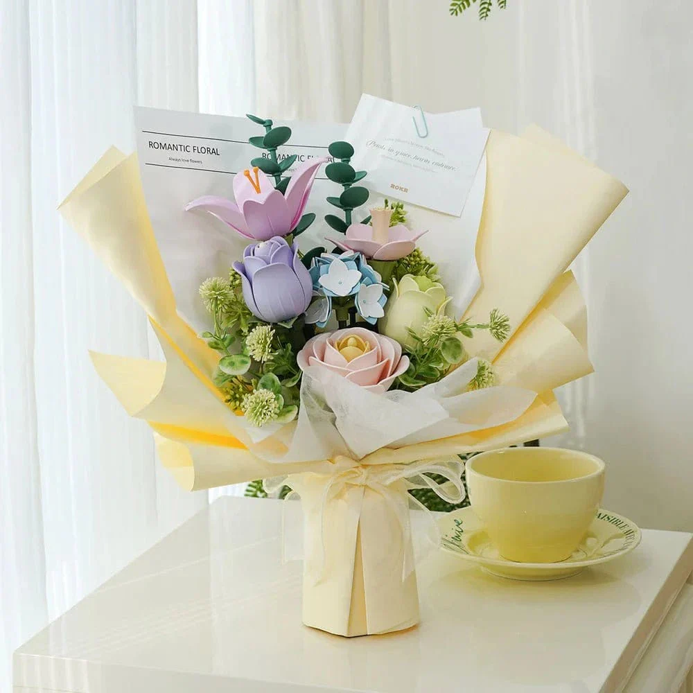 ROKR Flower Bouquet Spring Time - 3D Plastic Kit [AF01J] - Image 3
