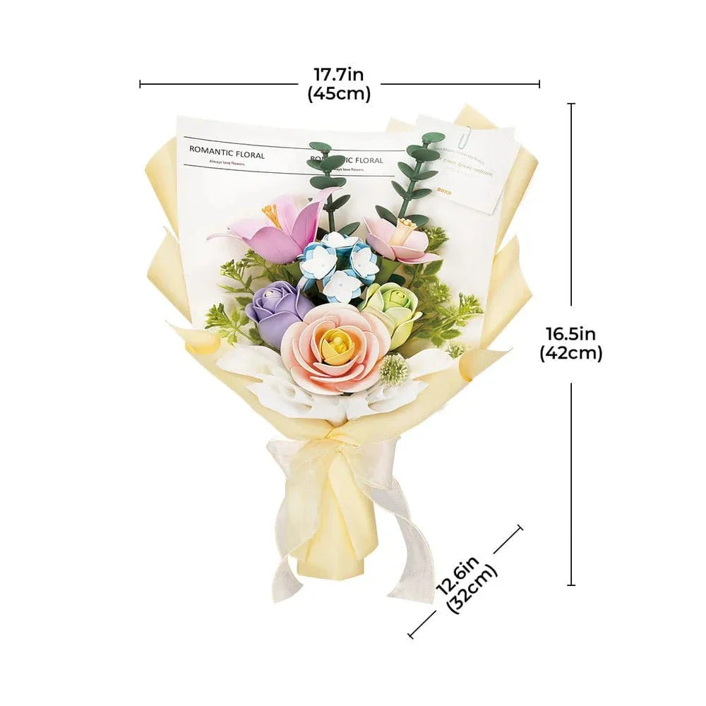 ROKR Flower Bouquet Spring Time - 3D Plastic Kit [AF01J] - Image 4